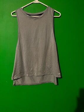 Champion Double-Layer Gray Athletic Tank Top